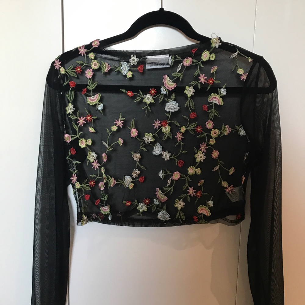 Mesh Flower Top